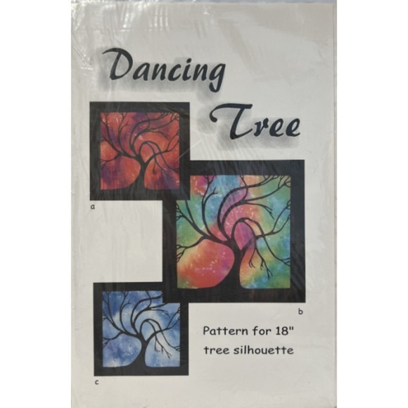 Vintage ©1999 - Bryerpatch Studios - Dancing Tree Quilt Block - Size 18" x 18" - Picture 1 of 2
